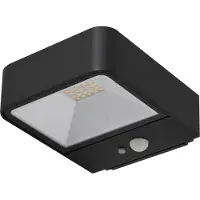 LUCANDE Buitenverlichting , Dava, Zwart, Balkon, Aluminium, Modern