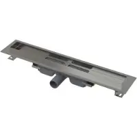 Alca - Douchegoot Professional Low 85 cm, met rand voor vol rooster, roestvrij staal APZ106-850