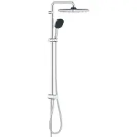 GROHE Vitalio Comfort 250 Douchesysteem - Met Omstelling - Zonder Thermostaatkraan - Waterbesparend - Chroom