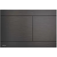 Alca Flat - Bedieningsplaat, geborsteld gun metal FUN-GM-B