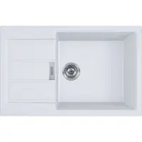 Franke Sirius 2.0 - Tectonite spoelbak S2D 611-78 XL 78x50 cm, wit 143.0617.615