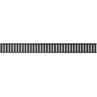 Alca - Rooster voor lineaire douchegoot 65 cm, mat zwart PURE-650BLACK