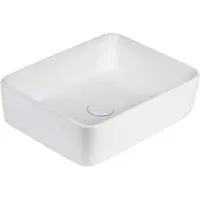 Kielle Idolio - Opzetwastafel 48,5x38cm, wit 30624520