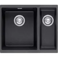 Franke Sirius - SID 160 tectonite spoelbak, 56x44 cm, zwart 125.0363.804