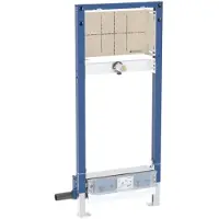 Geberit Duofix - Voorwandinstallatie voor douche, hoogte 130 cm, met wandafvoer, inbouwwandaansluiting 111.581.00.2