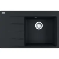 Franke Centro - Fragraniet spoelbak CNG 611-78 TL/7, 78x50 cm, mat zwart 114.0637.506