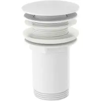 Ravak - Niet-afsluitbare afvoerplug, mat wit X01799
