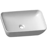 Ravak UNI - Opbouwwastafel, 50x31 cm, zonder overloop, wit XJX01150001