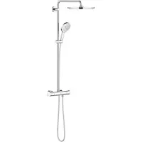 GROHE Rainshower SmartActive Regendoucheset Opbouw - douchekraan - hoofddouche 31cm - handdouche rond - chroom 27966001