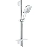 GROHE Rainshower SmartActive Cube - Doucheset - handdouche130, 3-jets, douchestang 60 cm en doucheslang, chroom 26583000