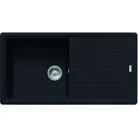 Franke Basis - Fragraniet spoelbak BFG 611, 97x50 cm, mat zwart 114.0661.511