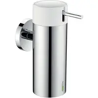 Novaservis Ferro Smile - Zeepdispenser met houder, gepolijst roestvrij staal ASM34