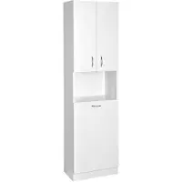 Aqualine Simplex Eco Hoge kast met wasmand 50x180x30cm