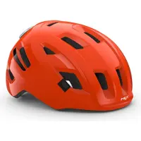 Met E-Mob oranje stedelijke helm