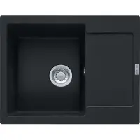 Franke Maris - Fragraniet spoelbak MRG 611-62, 62x50 cm, mat zwart 114.0637.573
