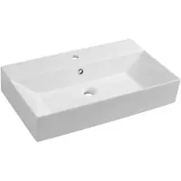 Isvea Sistema Keramische opbouwwastafel 70x42cm, wit