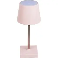 Out of the blue USB tafellamp LED dimbaar - lichtroze - 26 cm - van kunststof - Nachtlampje - Tafel lampje - Tafellampen
