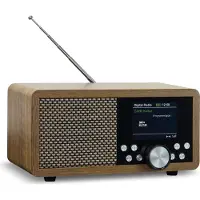 Dynavox Wereldontvanger DAB+, FM, DAB DAB+, Bluetooth, SD, USB Bruin