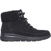 SKECHERS On-the-GO Glacial suède veterboots zwart maat 39