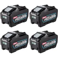 Makita 4x BL 4050 F oplaadbare accu 40 V max. 5.0 Ah / 5000 mAh Li-Ion XGT ( 4x 191L47-8 ) IP64 met laadniveau-indicator