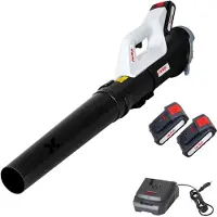 Ikra accu-axiale bladblazer ICB 20, licht en compact, incl. 2 x 20V accus (2,0 Ah) en snellader