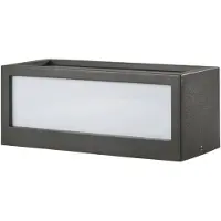 LUCANDE Wandlamp buiten TAME, zwart, Aluminium, Modern, Wandlamp buiten