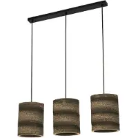 Ledvance Hanglamp Cylinder, dimbaar, bruin / roest, Woon-/ Eetkamer, Papier, hanglamp