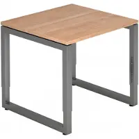 Hjh OFFICE PRO REGO 8 G - 80 x 80 Tafelhoogte I In hoogte verstelbaar Walnoot/Grafiet