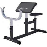 Gorilla Sports Biceps curlbank zwart