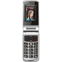 Beafon SL646 antraciet (2.80", 0.31 Mpx, 2G), Sleutel mobiele telefoon, Grijs