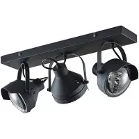 LINDBY Plafondlamp , Henega, dimbare, Zwart, Woonkamer, Metaal, Industrieel