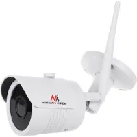 Maclean TV Systems WLAN-buitencamera, 5 megapixels, nachtzicht, bewegingsdetectie, IP67-beschermingsklasse