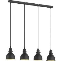 LINDBY Hanglampe , Jasminka, dimbare, Zwart, Keuken, Metaal, Industrieel