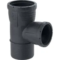 Geberit Silent-Pro T-stuk 87,5°, DN 150 / 150, dø 160 mm, 393.753.14.1