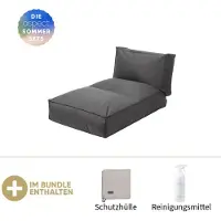 Blomus Bett S STAY, antraciet, inclusief GRATIS beschermhoes en reinigingsmiddel