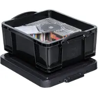 Really Useful Box Kunststof Opbergdoos 18 L Zwart 39 x 48 x 20 cm