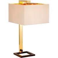 Elstead Lighting LED Tafellamp Plein | 1X E27 Max 60W | Dark Brown/Polished Gold