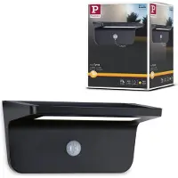 Paulmann 94505 Cyrus Wandlamp op zonne-energie 5.00 W Warmwit Antraciet