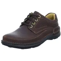 Clarks Shoes , Nature Three Derby herenschoenen, bruin - bruin - maat: 44.5 EU
