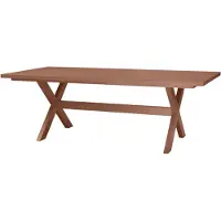 Woood Picknicktafel Delta - Aluminium - Terra - 75x220x105