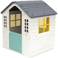 DOLU Playhouse White/Blue/Yellow