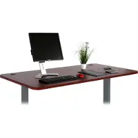 Mendler Tafelblad -D40 voor bureaus, tafelblad, 160x80cm MVG-gecertificeerd ~ kersen