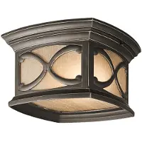 Kichler LED Buitenlamp Franceasi | 2X E27 Max 60W | IP44 | Dimbaar | Olde Bronze