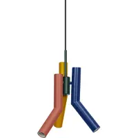 Osram DECOR Straw hanglamp, 3xE27, niet dimbaar, IP20, metaal, 320 mm, meerkleurig