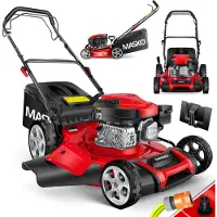 MASKO Benzine Grasmaaier 5-in-1 EasyClean Functie