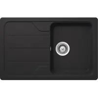 Schock spoelbak FORMHAUS D-100S in ONYX