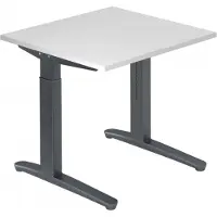 Hjh OFFICE PRO XTRA XB 8 GG - Wit 80 x 80 Tafelhoogte I In hoogte verstelbaar