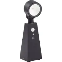 LINDBY LED spot Raide, sensor, zwart, aluminium Raide, zwart, Aluminium, Modern, Solar buitenverlichting