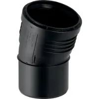 Geberit Silent-PP Bocht, DN 125, dø 125 mm, 390.620.14.1