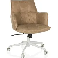Hjh LIVING Bureaustoel / draaistoel SOLAO LIFE W stof beige